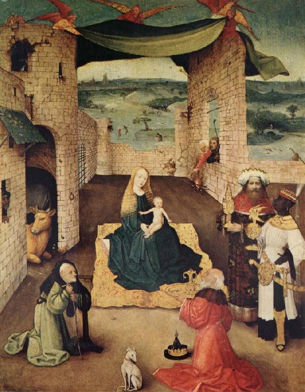 BOSCH, Hieronymus Adoration of the Magi France oil painting art
